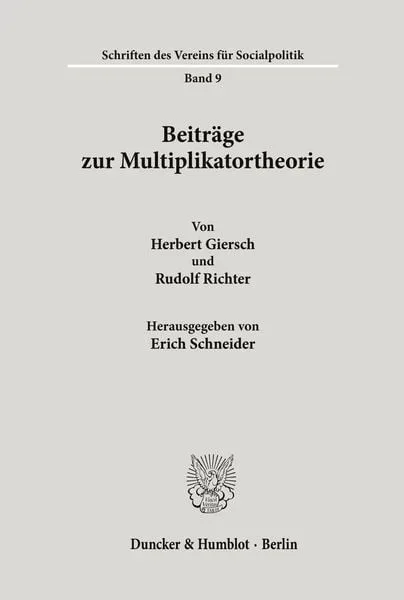 Beiträge zur Multiplikatortheorie.
