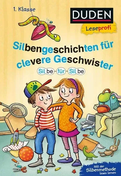 Duden Leseprofi ? Silbe für Silbe: Silbengeschichten für clevere Geschwister, 1. Klasse