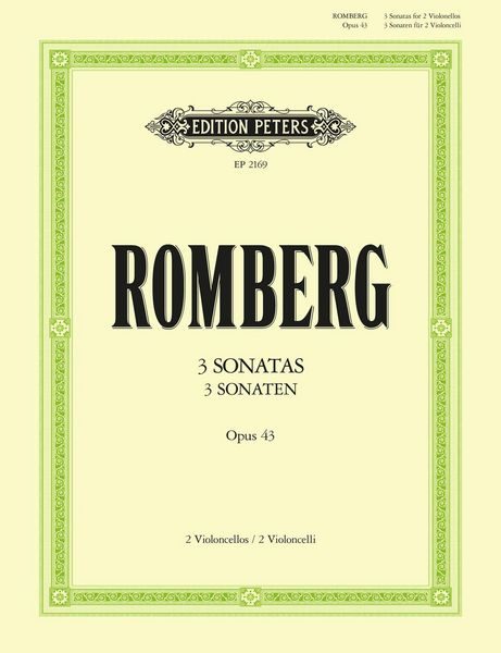 Sonaten für 2 Violoncelli op. 43 Nr. 1-3