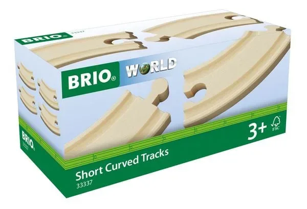 Brio Kurze gebogene Gleise (E1)