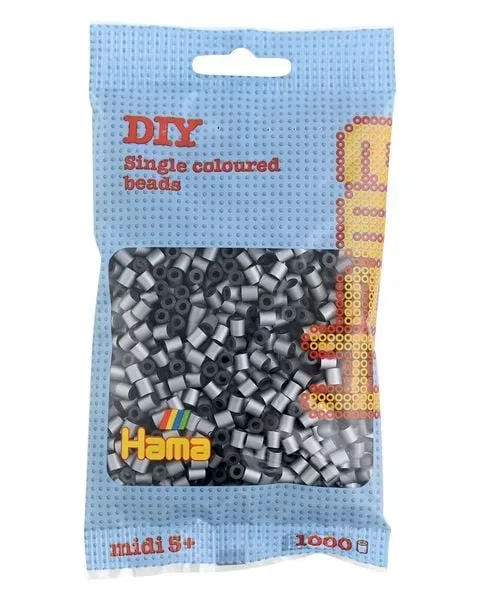 Hama Bügelperlen Silber Mix | 1000 Stück