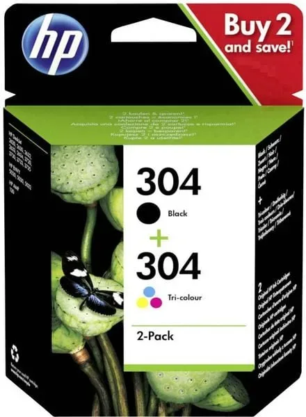HP Combopack 304 BK/color 3JB05AE DeskJet 2620 120/100 Seiten