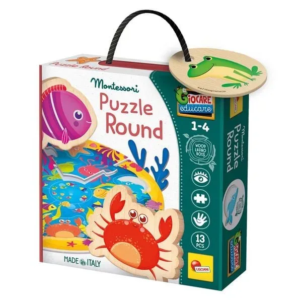 Montessori Wood Puzzle Round