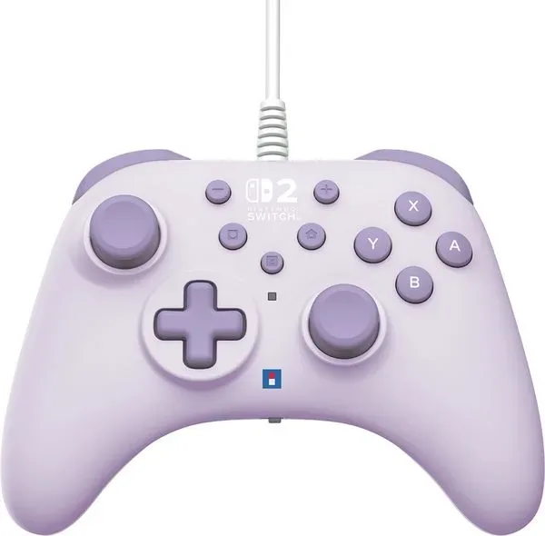 HORI Nintendo Switch 2 HORIPAD Turbo Controller Cozy Lavender für 2, Switch, OLED, PC