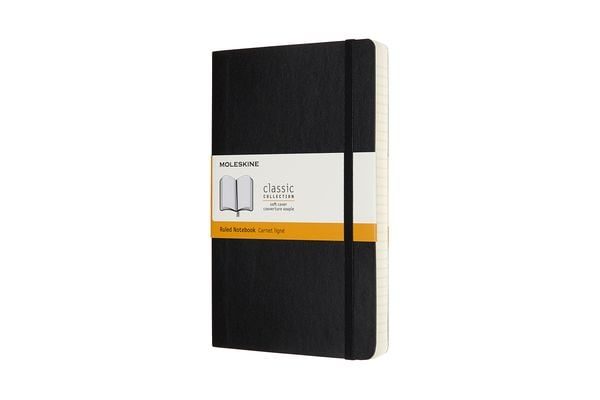 MOLESKINE Notizbuch SC L/A5 628042 liniert, schwarz, 240 Seiten