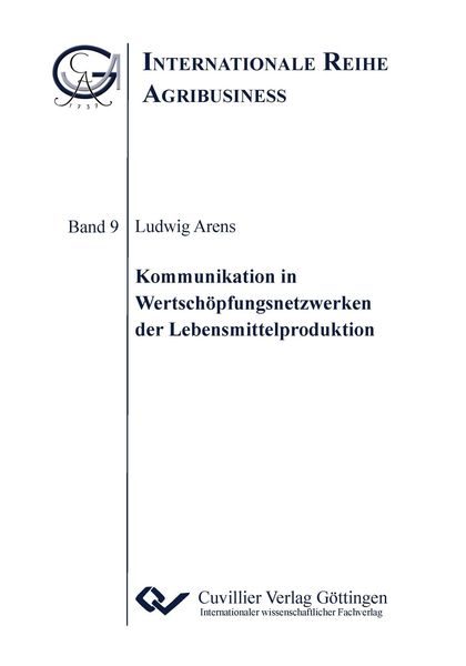 Kommunikation in Wertschöpfungsnetzwerken der Lebensmittelproduktion
