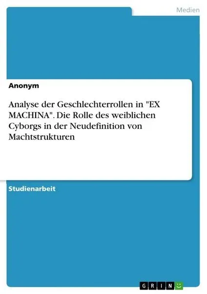 Analyse der Geschlechterrollen in 