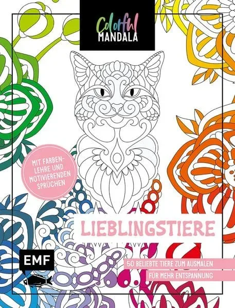 EMF Edition Michael Fischer - Colorful Mandala - Mandala - Lieblingstiere, Multicolor