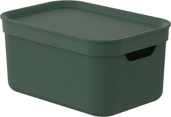Rotho Aufbewahrungsbox mit Deckel Alvra | 26.5 x 18.5 x 13.3 cm | A5 / 5 l