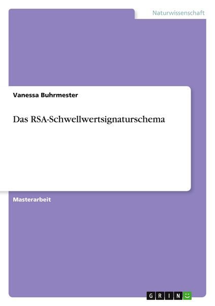 Das RSA-Schwellwertsignaturschema