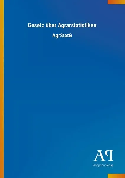 Gesetz über Agrarstatistiken