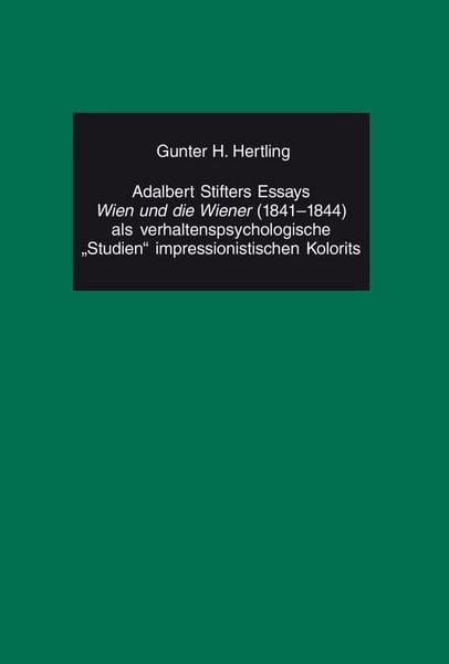 Adalbert Stifters Essays 