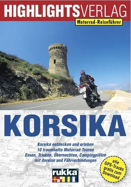 Highlights-Verlag Motorrad-Reiseführer Korsika - Motorradzubehör - Reisen & Outdoor