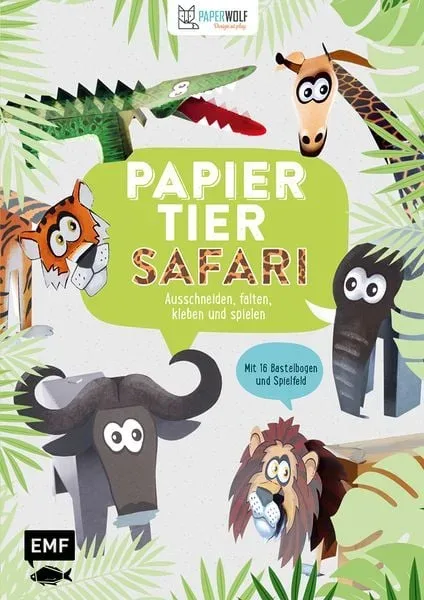 - Papiertier - Safari, Multicolor