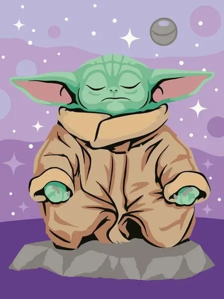 Star Wars CreArt - Malen nach Zahlen - Grogu 12+ Jahre