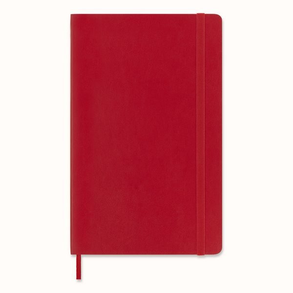 Moleskine Notizbuch Large/A5, Liniert, Soft Cover, Scharlachrot