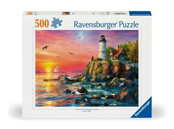 Ravensburger Puzzle Leuchtturm am Abend