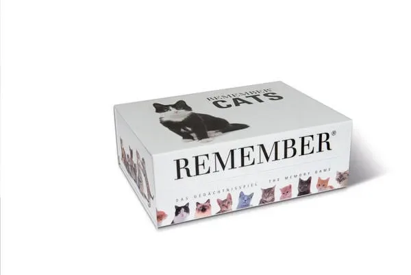 Remember - Gedächtnisspiel 44 Cats in der Magnetbox, Multicolor