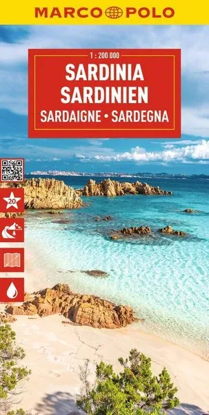 MARCO POLO Reisekarte Italien 15 Sardinien 1:200.000