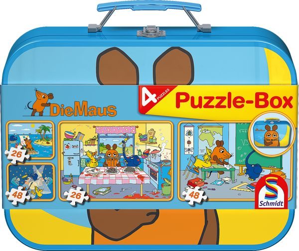 Puzzle Die Maus Puzzle-Box, Metallkoffer