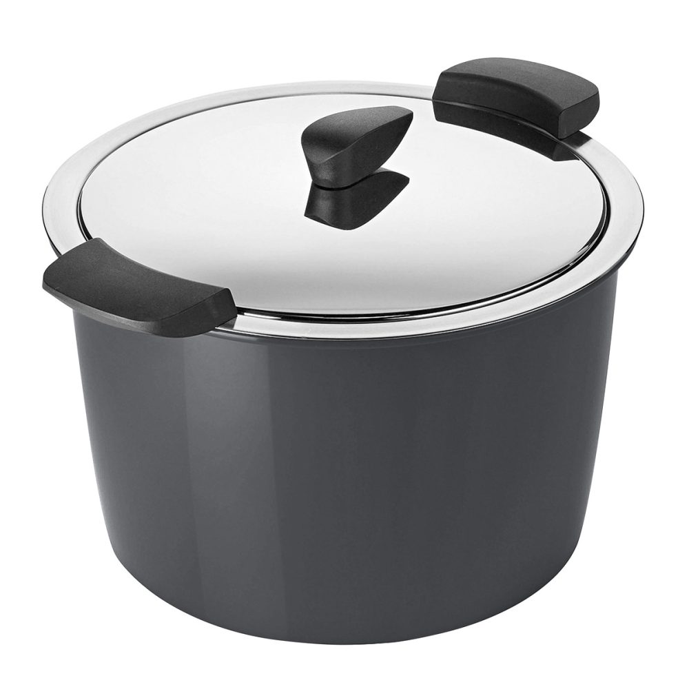 Kuhn Rikon HOTPAN® Servierkochtopf 22 cm - 5.0 l - BOX - grau Thermo-Kochgeschirr