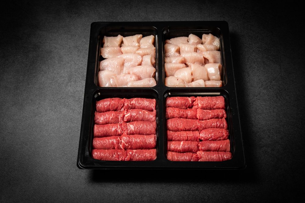 Fondue Chinoise DELUXE mit Rindsfilet und Pouletbrust