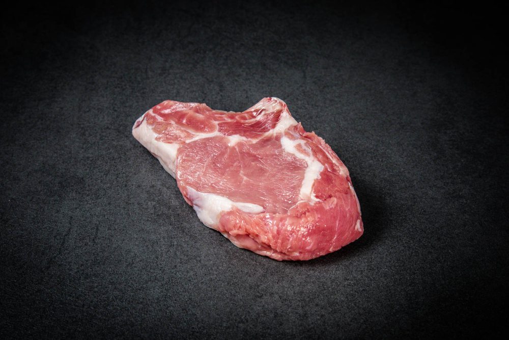 Schweizer Schweinskotelett portioniert