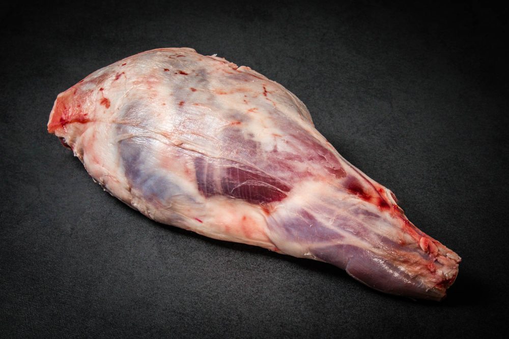 Irish Lammgigot mit Bein mit Huft