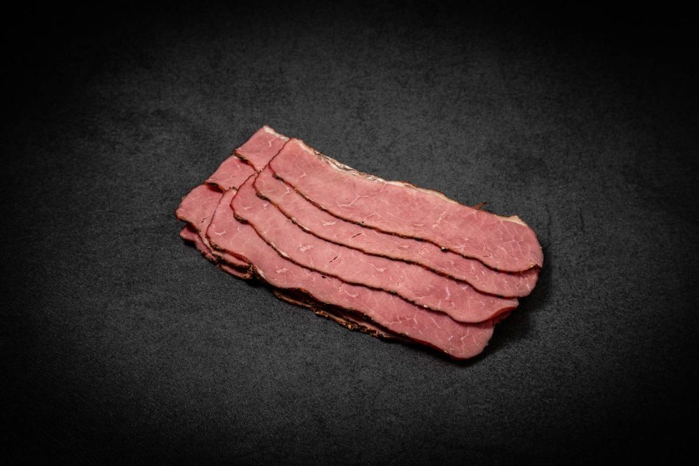 Bio Knospe Pastrami geschnitten