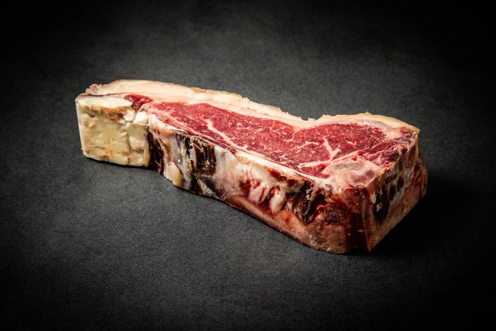 Rubia Gallega *alte Kuh* Entrecôte mit Knochen