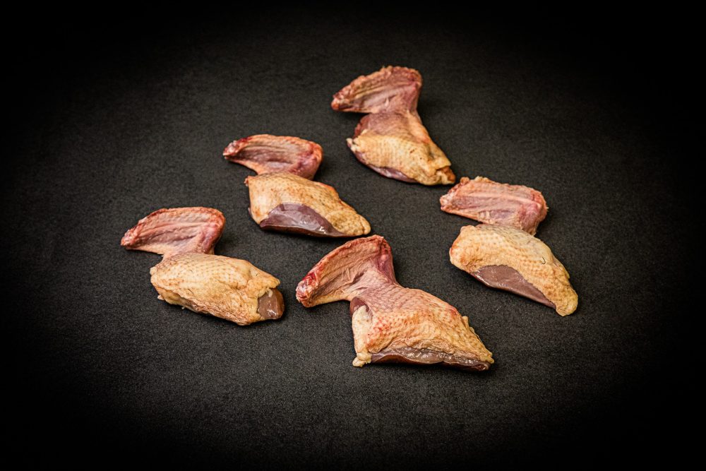 Taubenbrust mit Flügel