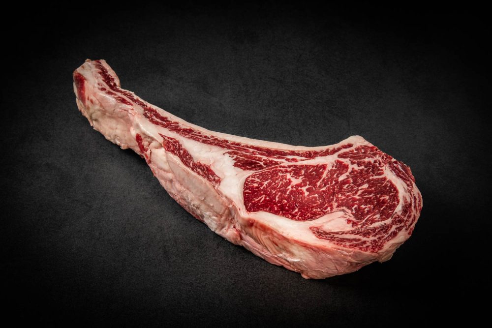 US Wagyu Rind Tomahawk SRF BMS 9+