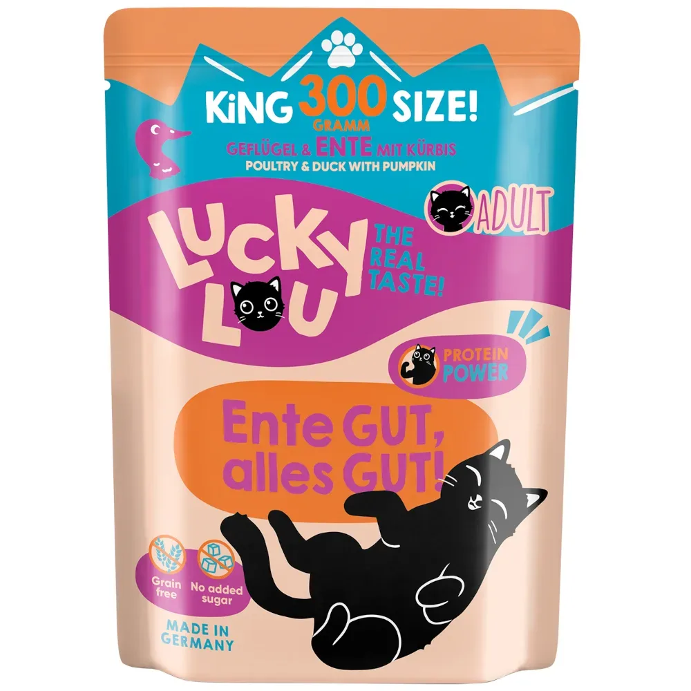 Lucky Lou Adult 6 x 300 g - Geflügel & Ente