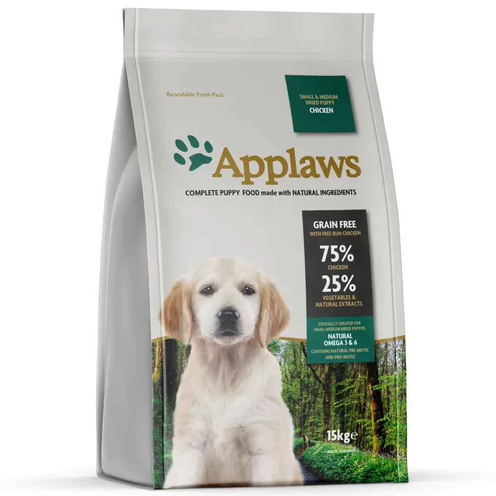 Applaws Puppy Huhn Kleine & Mittelgrosse Rassen - 15 kg