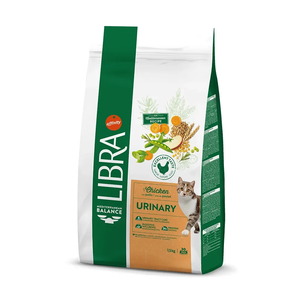 Libra Cat Urinary Huhn - Sparpaket: 2 x 1,5 kg
