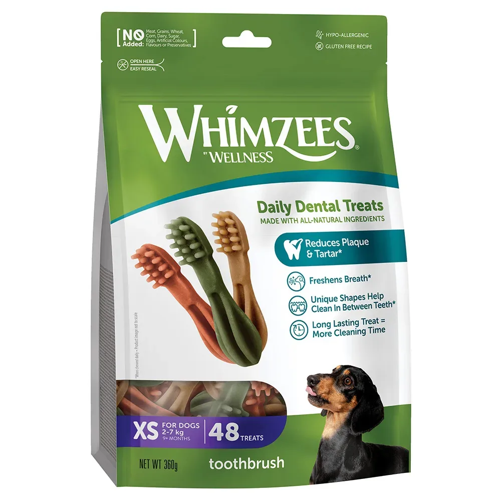 Whimzees by Wellness Toothbrush - Sparpaket: 2 x Grösse L