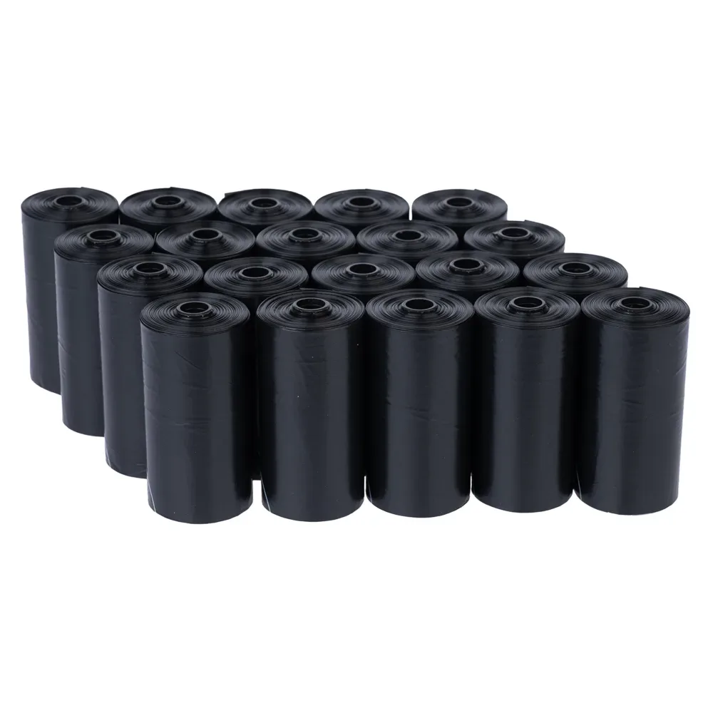 zooplus basics Hundekotbeutel schwarz - 40 Rollen à 15 Beutel (600 Beutel)