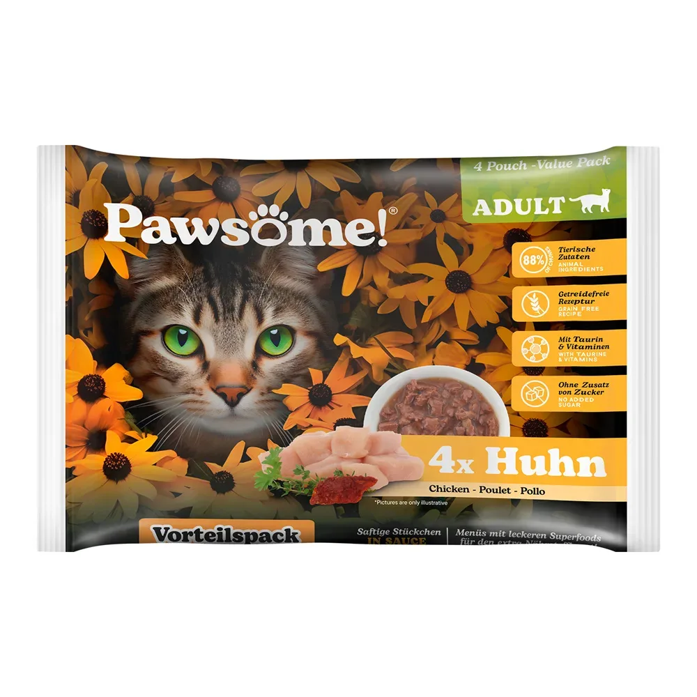 Pawsome - Adult Huhn, 340 g