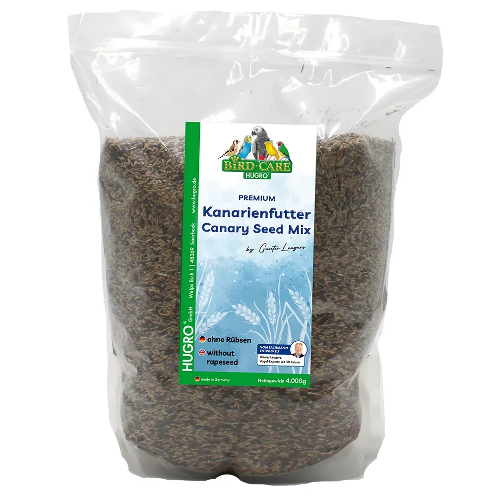 Hugro Kanarienfutter ohne Rübsen - 4 kg