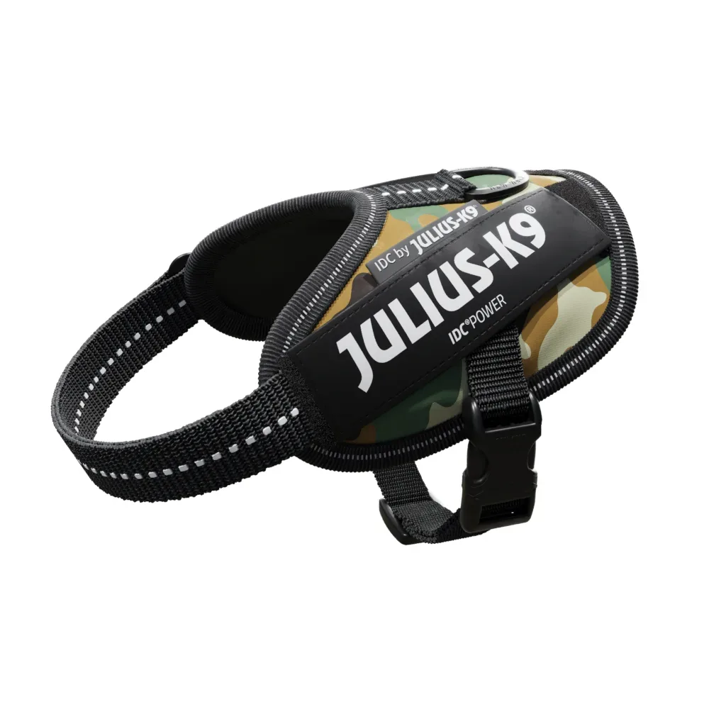 JULIUS-K9 IDC®-Powergeschirr - camouflage - Grösse L: Brustumfang 63 - 85 cm