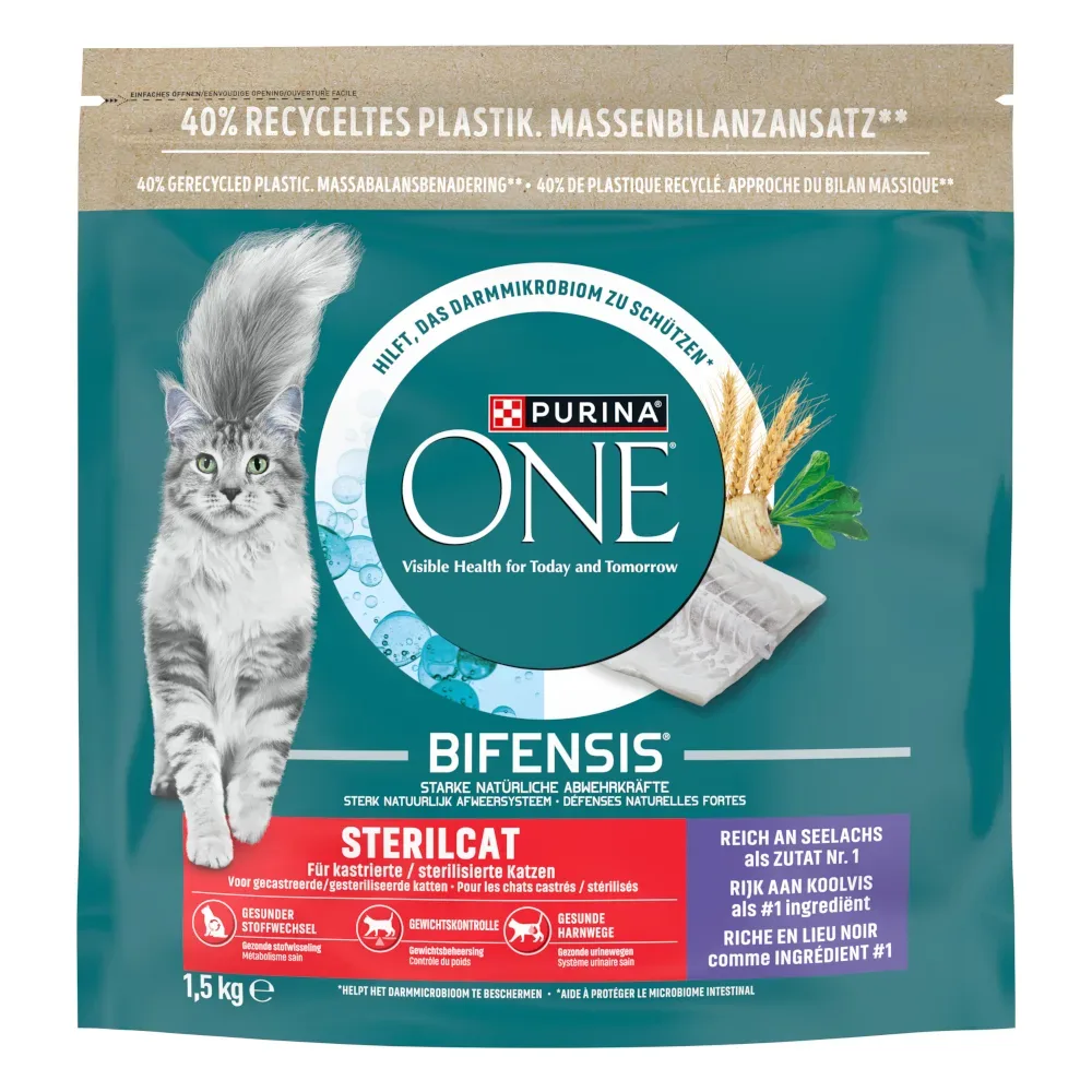 Purina ONE Sterilcat Katzen Trockenfutter Sea Bass & Sea Bream