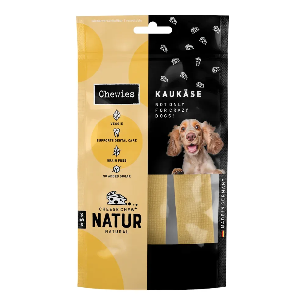 Chewies Natur 60 g - Sparpaket: Kaukäse 4 x 60 g