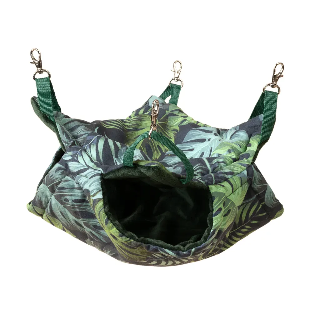 TIAKI Jungle Collection Kleintier-Hängematte - Grösse S: ca. L 35 x B 35 cm