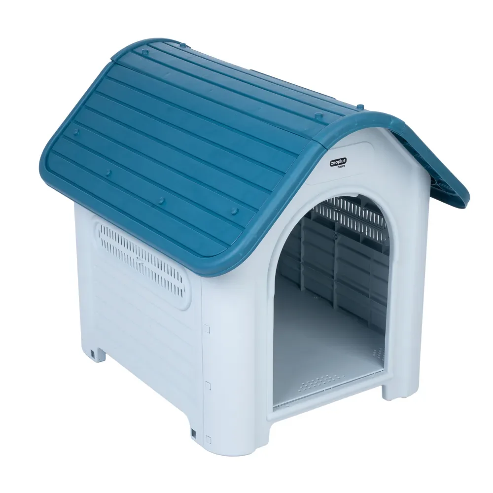 zooplus Basics Kunststoff-Hundehütte - B 72 x T 87 x H 75 cm