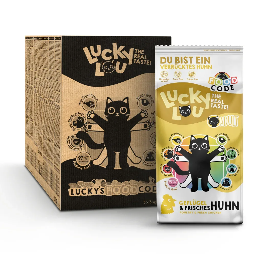 Lucky Lou Adult Geflügel & Huhn - 340 g