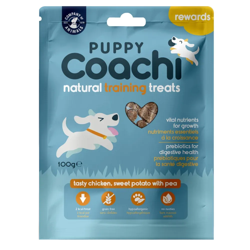 Coachi Welpen Trainingssnack - Sparpaket: 2 x Huhn (2 x 100 g)