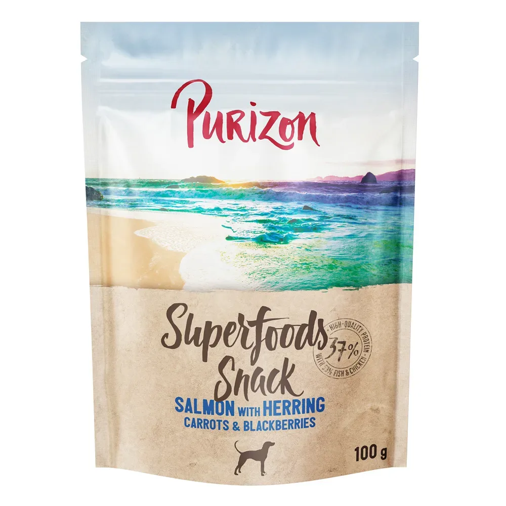 Purizon Superfoods Hunde Snacks 100 g - Huhn mit Hering, Kürbis & Apfel 100 g