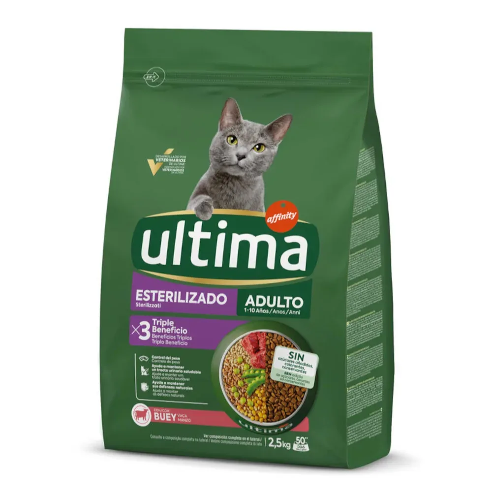 Ultima Sterilized Adult Rind - Sparpaket: 2 x 2,5 kg