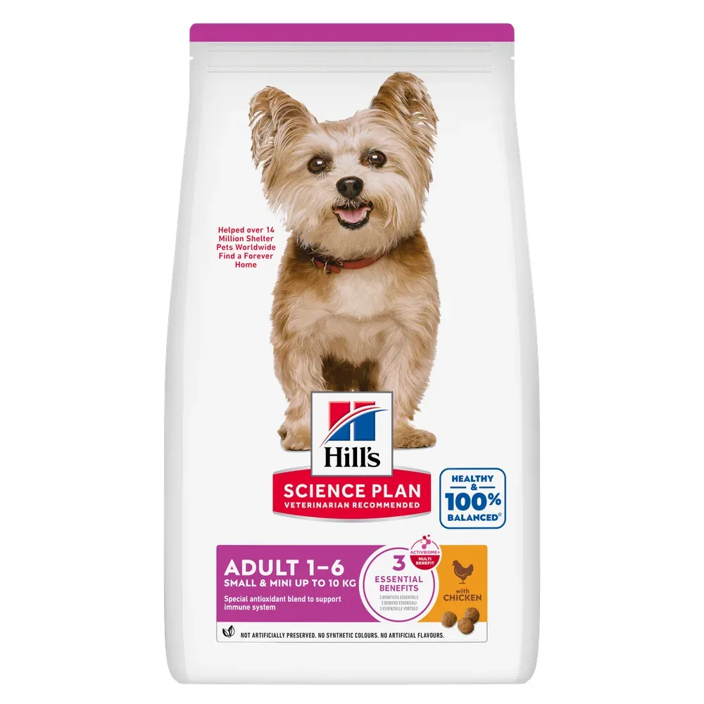Hill's Science Plan Adult 1-6 Small & Mini mit Huhn - 3 kg