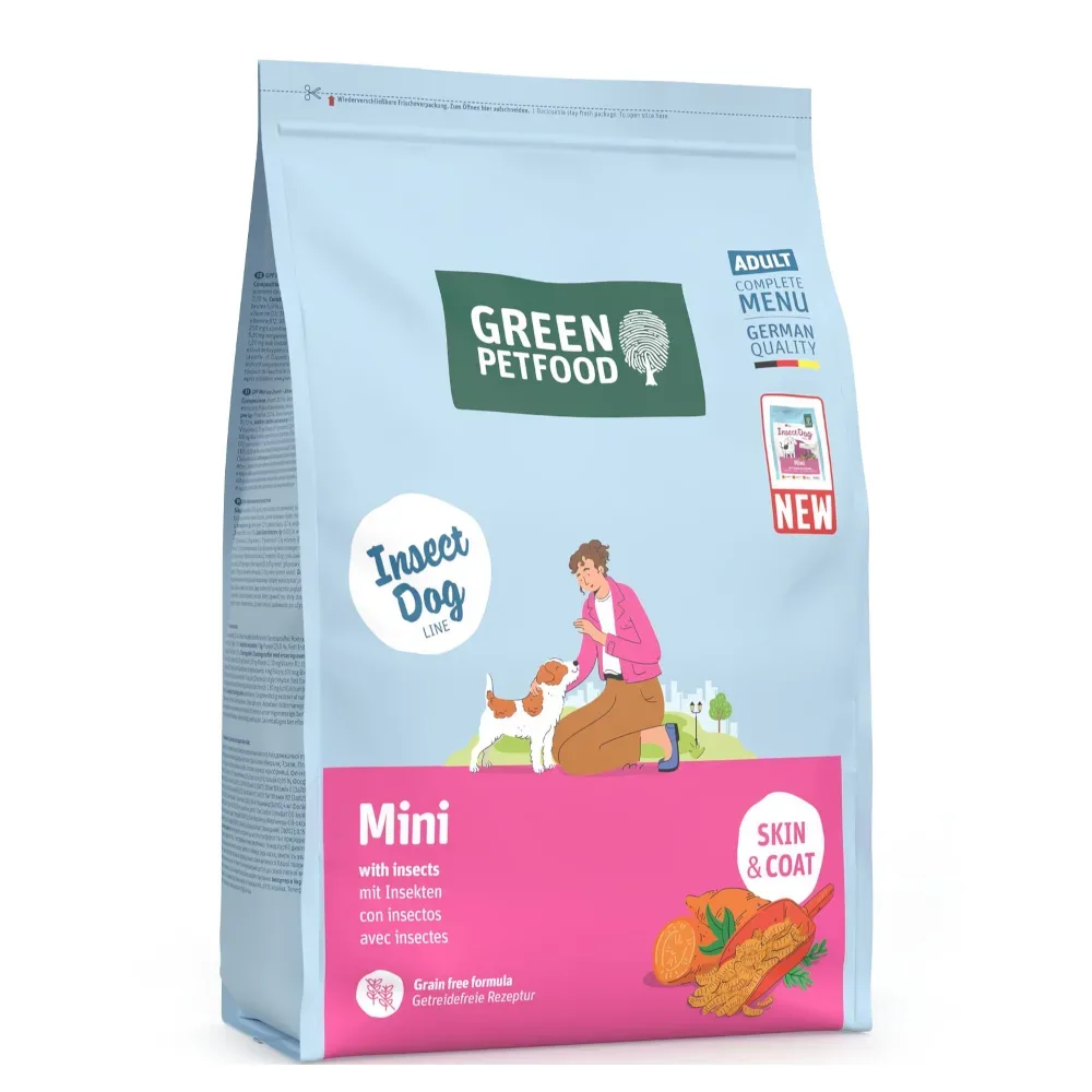 Green Petfood Mini mit Insekten - 3 kg